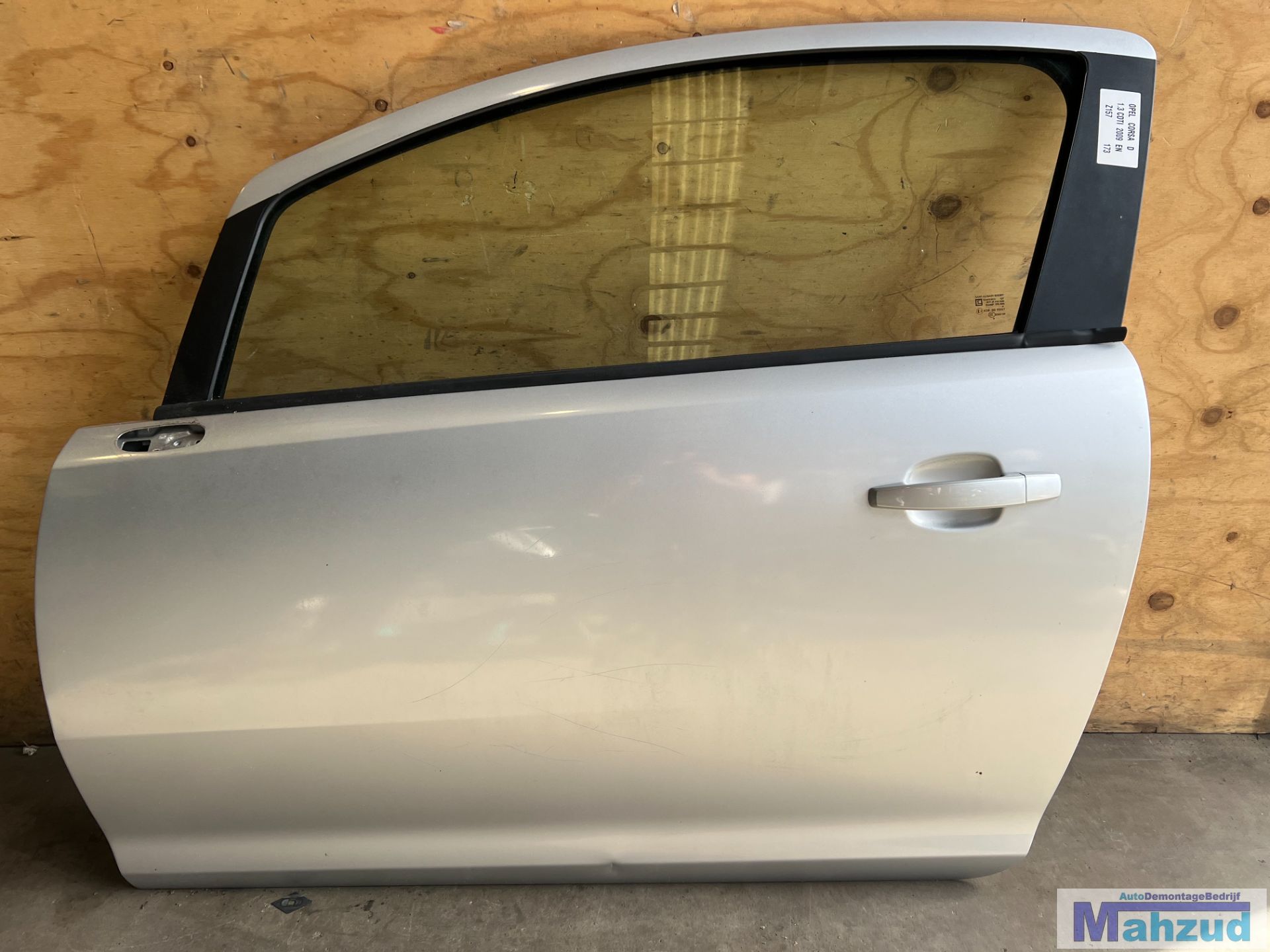 OPEL CORSA D Grijs zilver Z157 links deur portier 3deurs