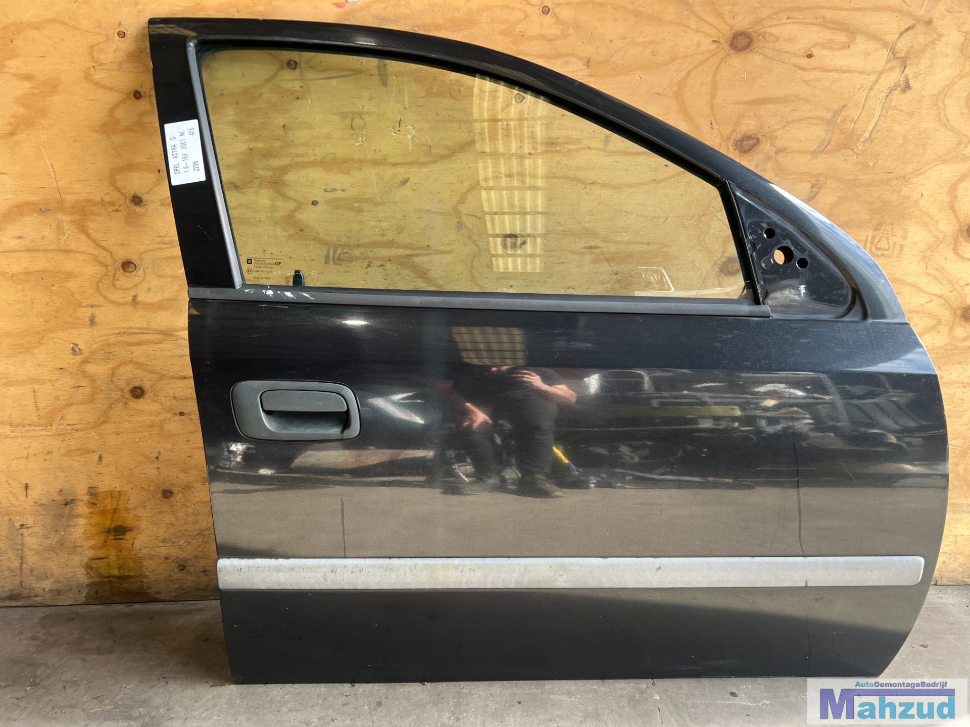 OPEL ASTRA G Zwart Z298 rechts voor portier deur 1998-2004
