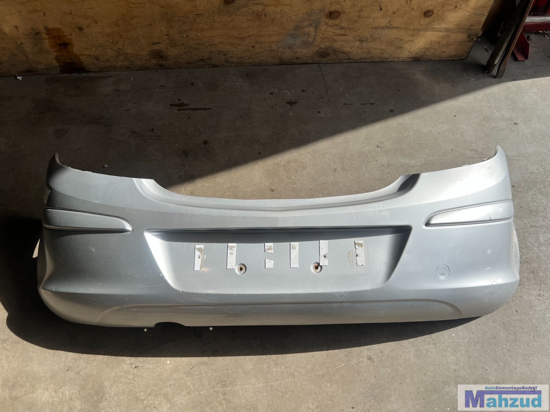OPEL CORSA D Grijs zilver Z157 achterbumper 3deurs
