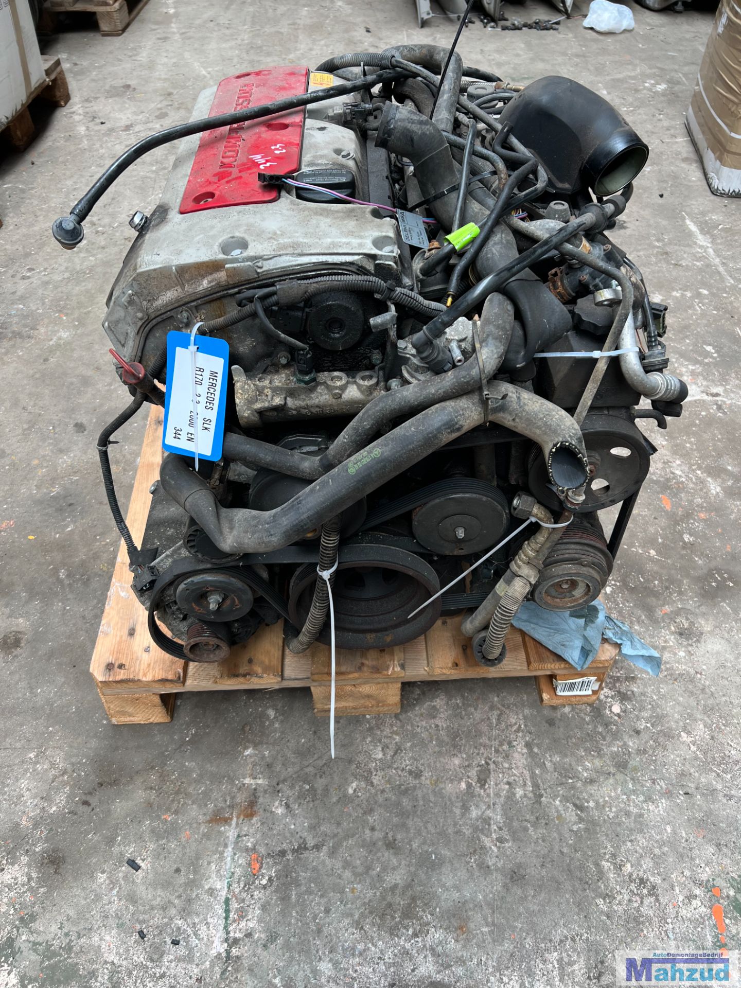 MERCEDES SLK R170 2.3 Kompressor motorblok motor 111983