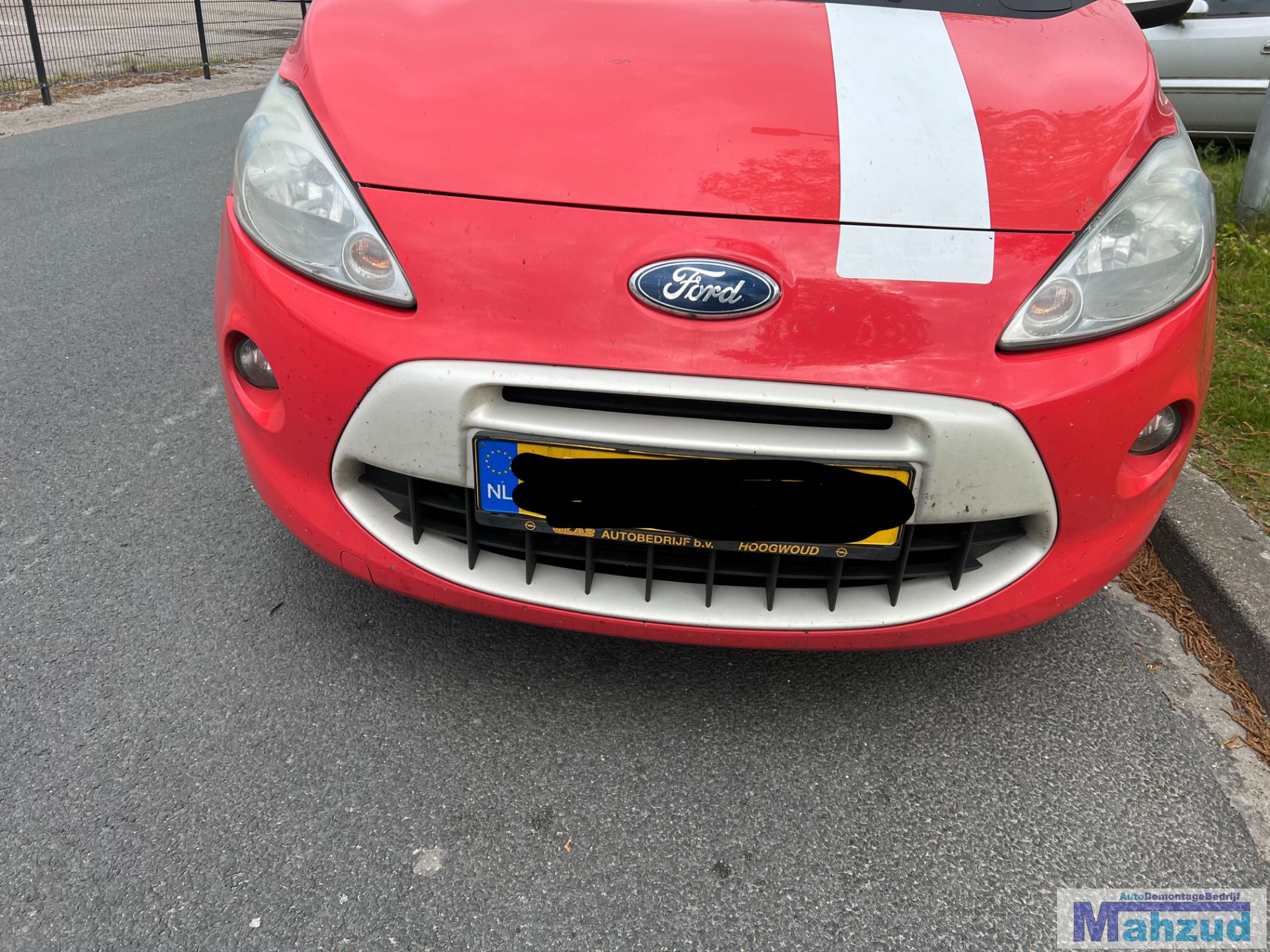 FORD KA 2 Rood 8P voorbumper 2008-2016