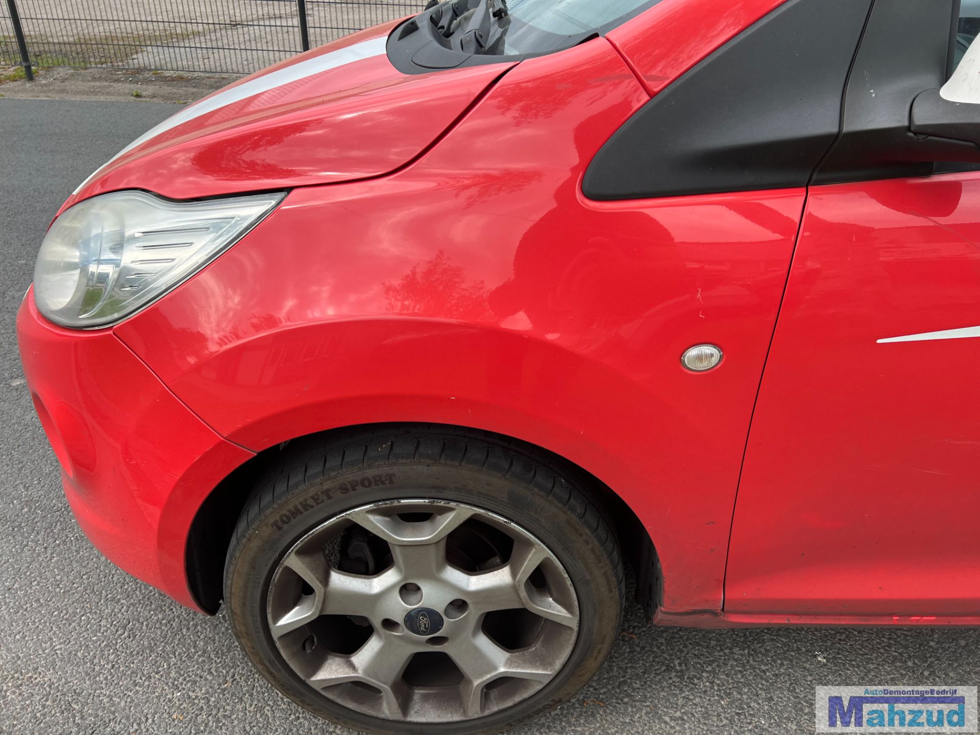 FORD KA 2 Rood 8P links voorscherm zijscherm 2008-2016