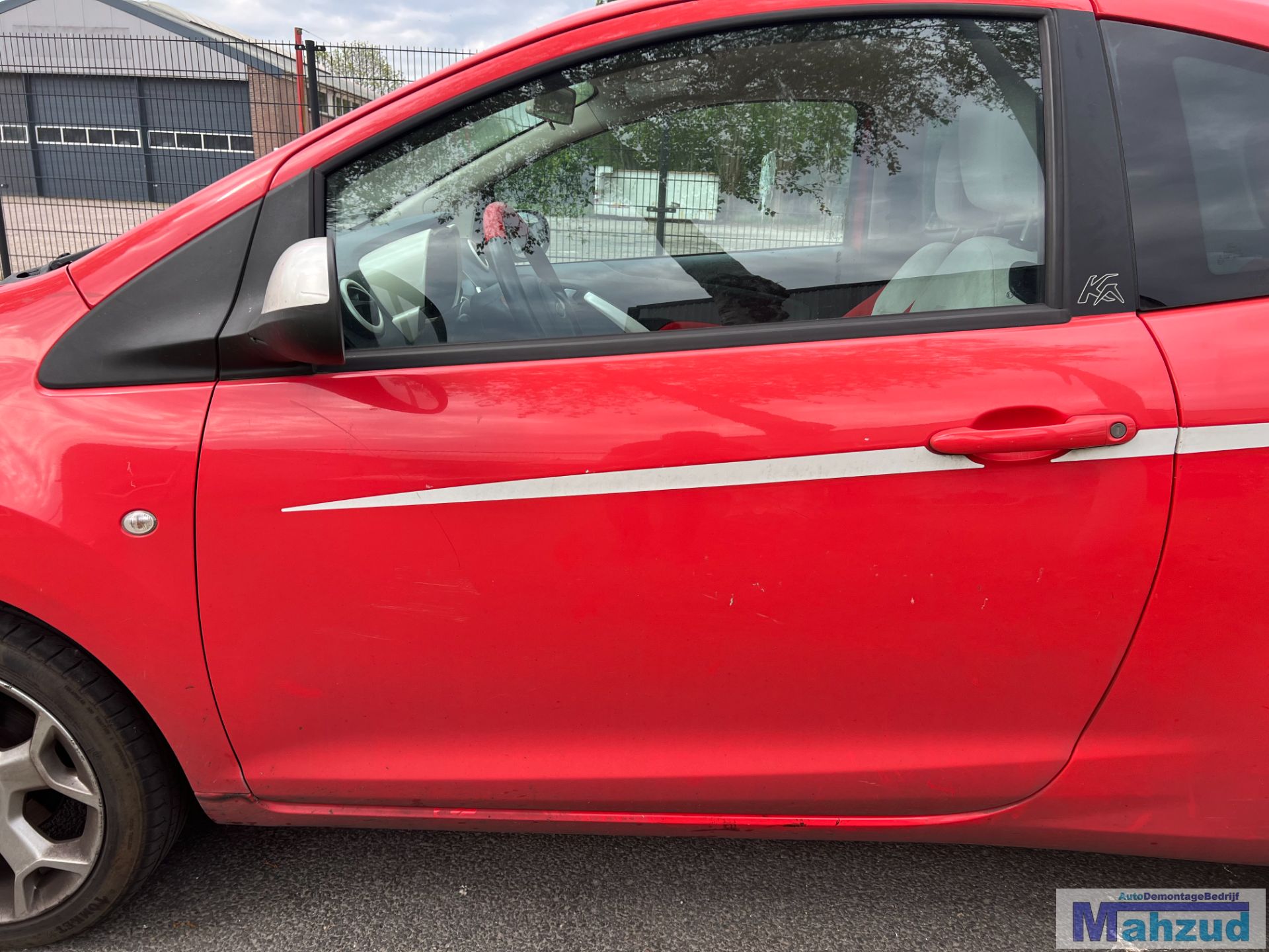 FORD KA 2 Rood 8P links deur portier 2008-2016