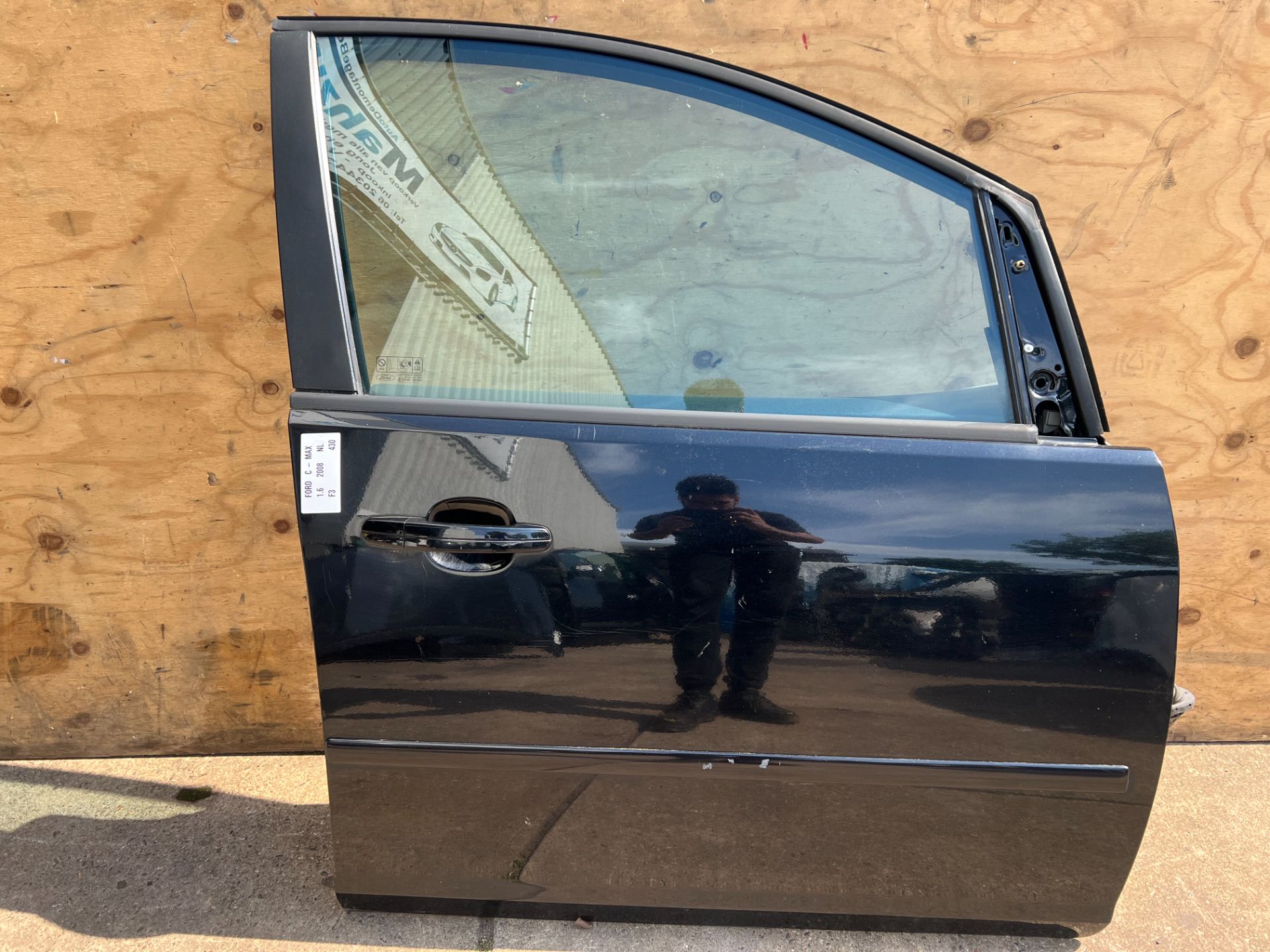 FORD C-MAX Schwarz F3 Rechte Vordertür 2007-2010