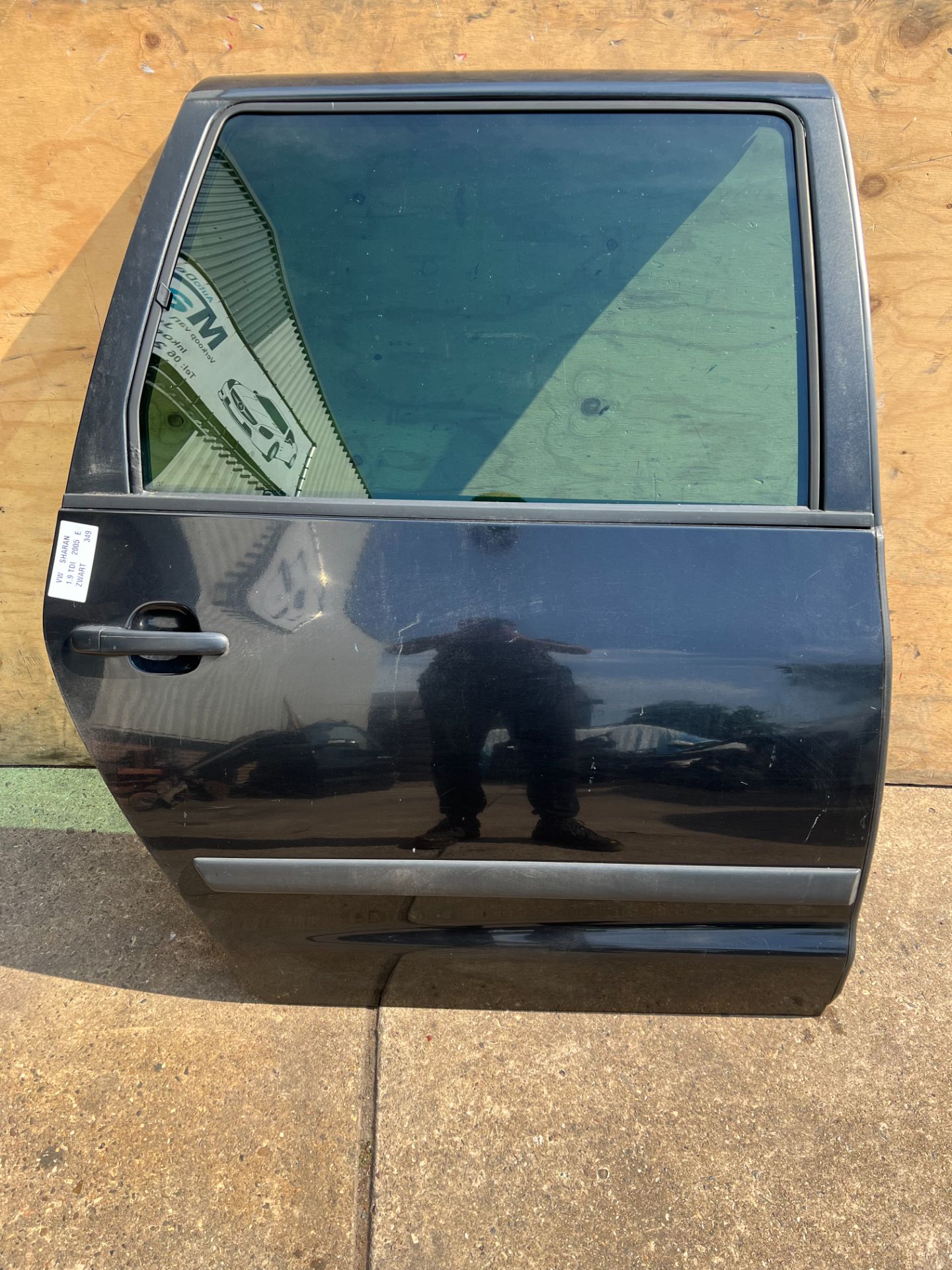 VW SHARAN zwart rechts achter deur 1995-2009