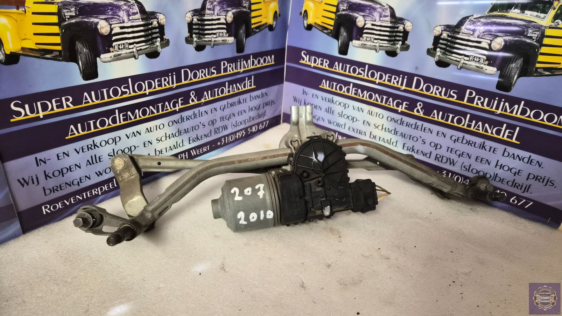 Peugeot 207 bj2010 Ruitenwismotoren + Mechanieken 3397020769