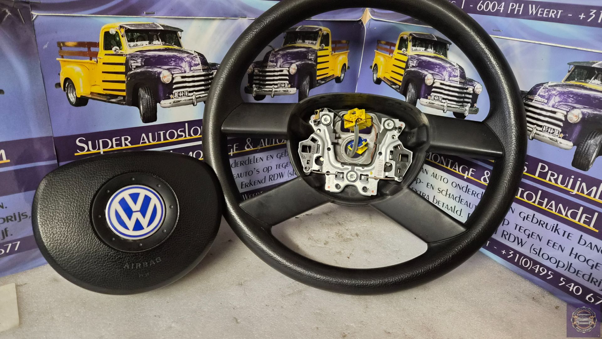 Volkswagen Polo bj2001 Stuurwiel + airbag