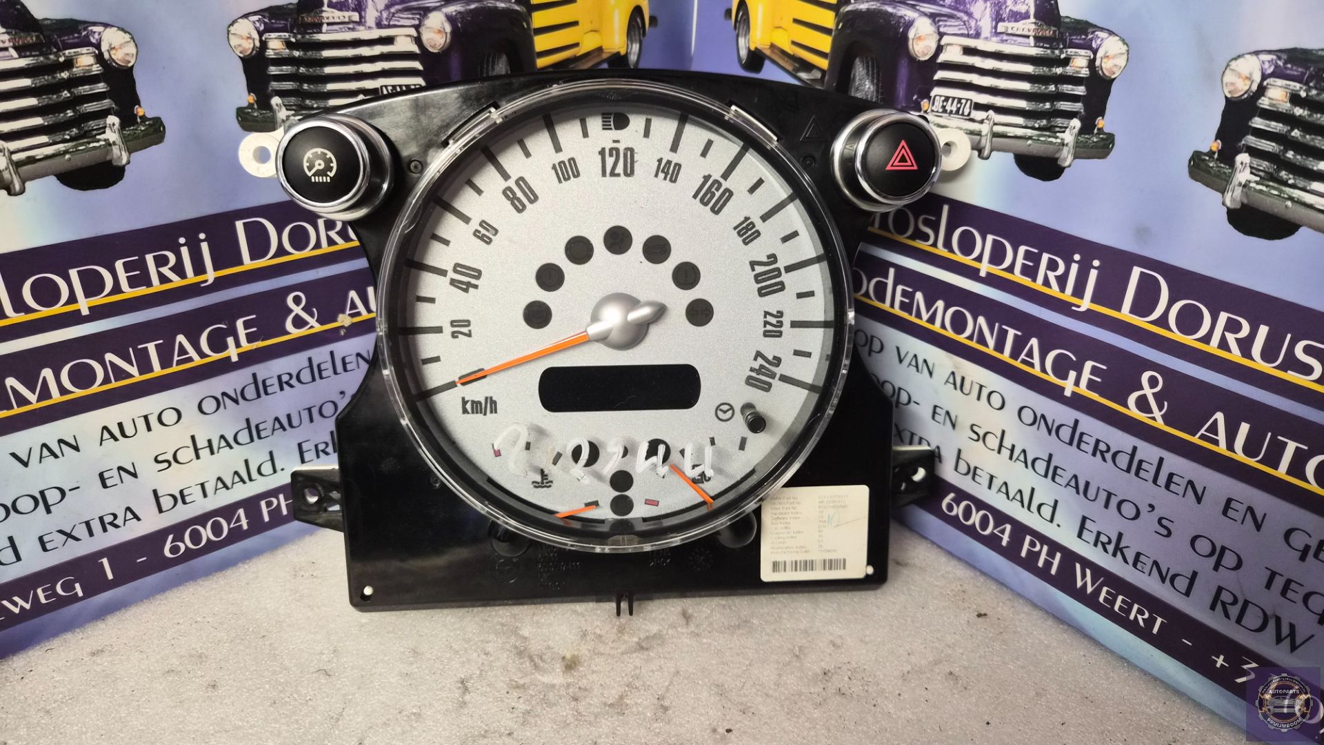 Mini Cooper R52 Kilometerteller KM 212944