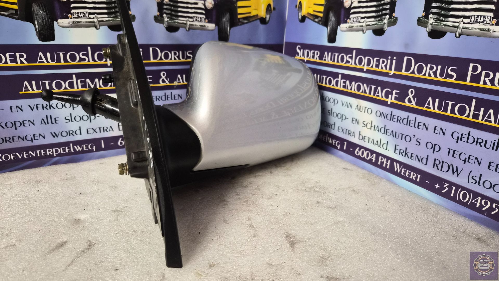Kia Picanto (BA) Buitenspiegel links kleur grijs code s3