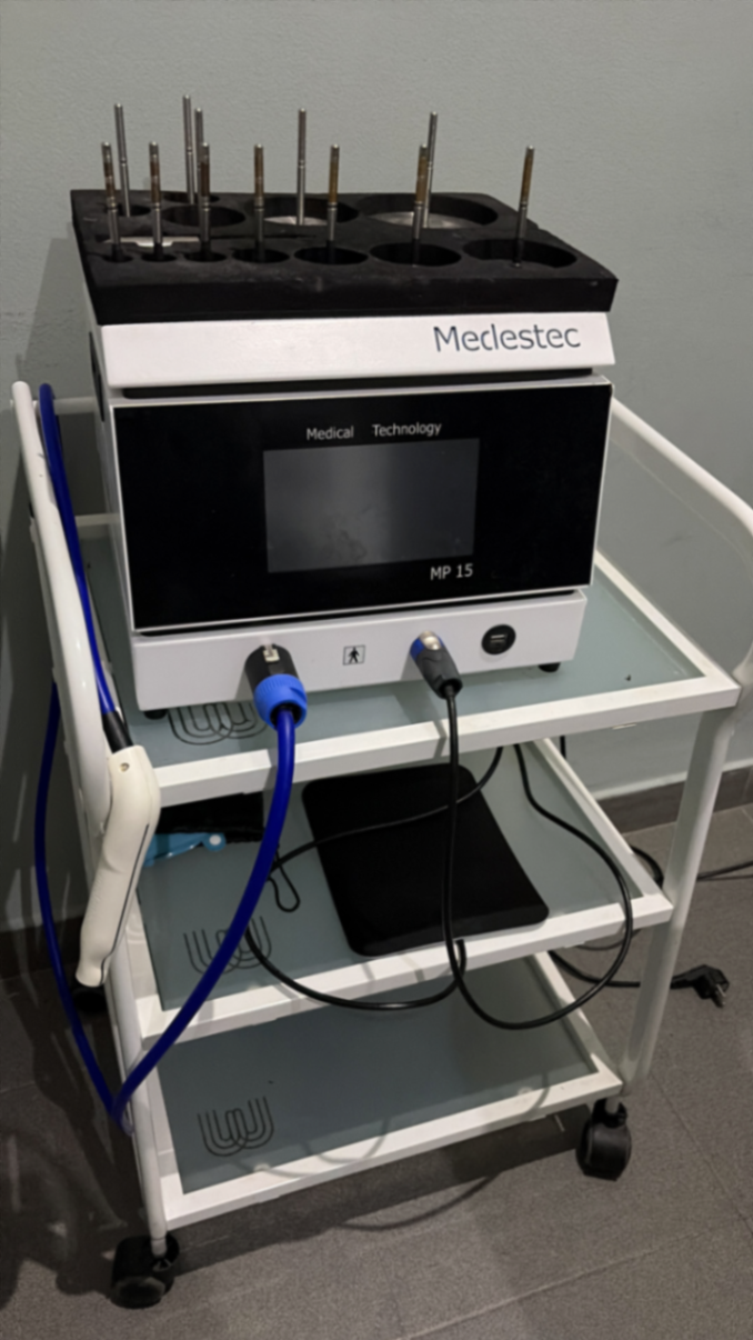 Medestec MP15 – Equipo profesional de diatermia por radiofrecuencia para fisiote - Imagen 1