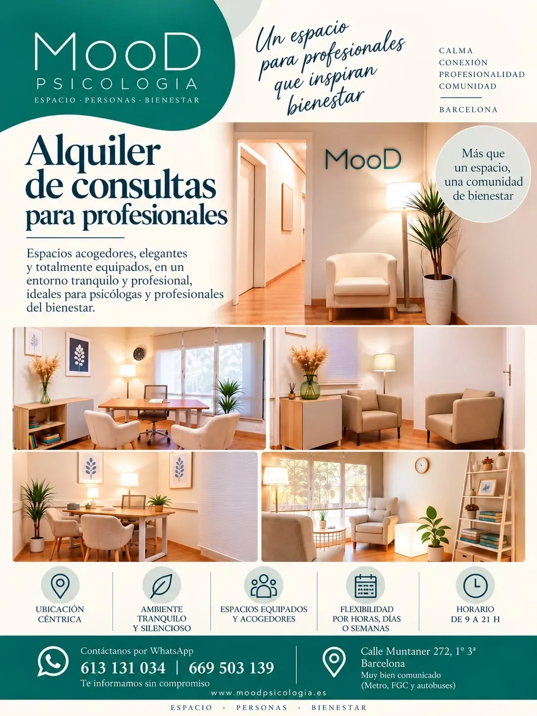 ¿Buscas un espacio profesional para pasar consultas en Barcelona? | Alquiler | MEETMEDIX