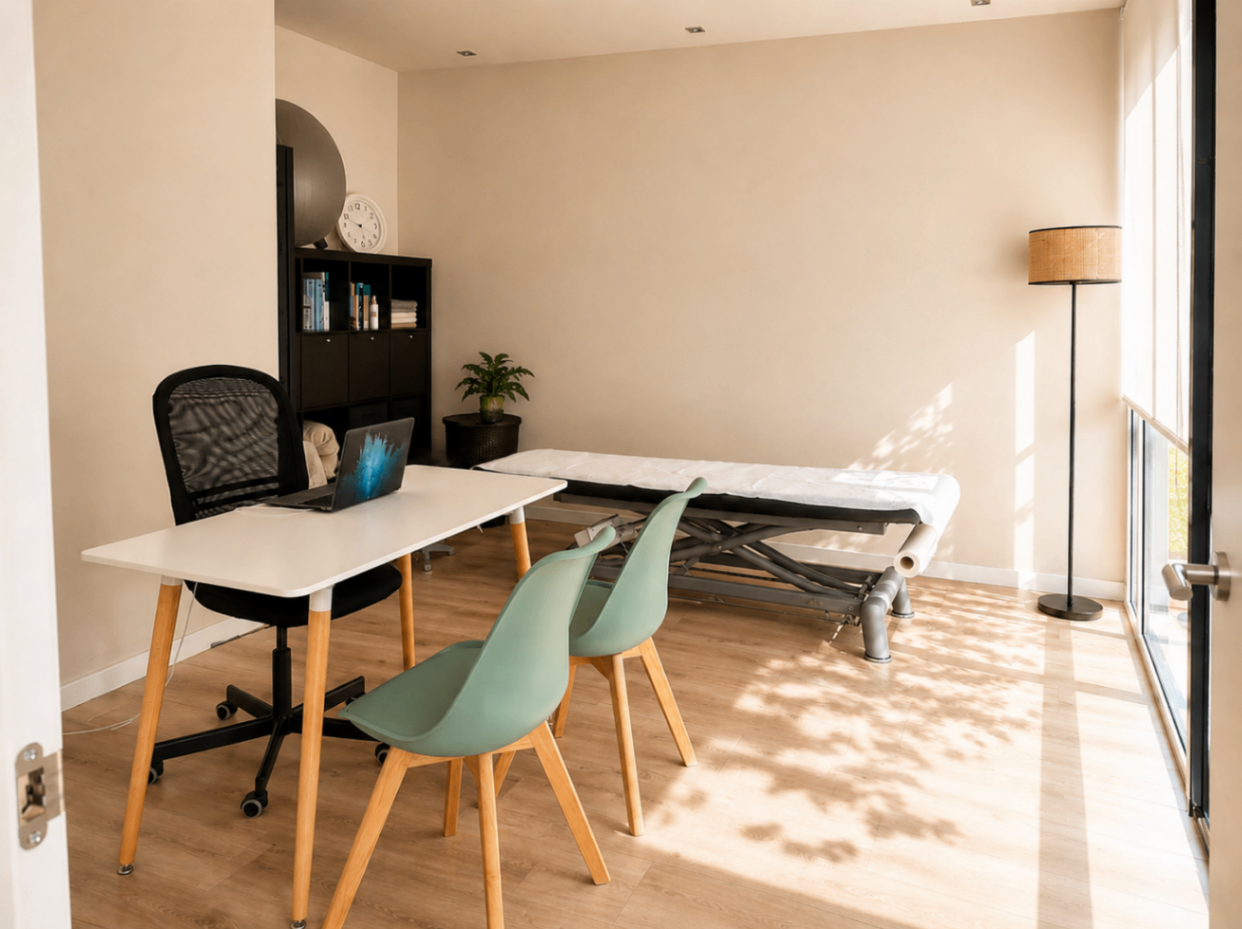 Consultas muy luminosa y equipadas por franjas o módulos en clínica integrativa  | Alquiler | MEETMEDIX
