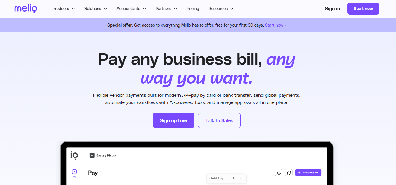 Melio — Business Payments & Financial Management Platform