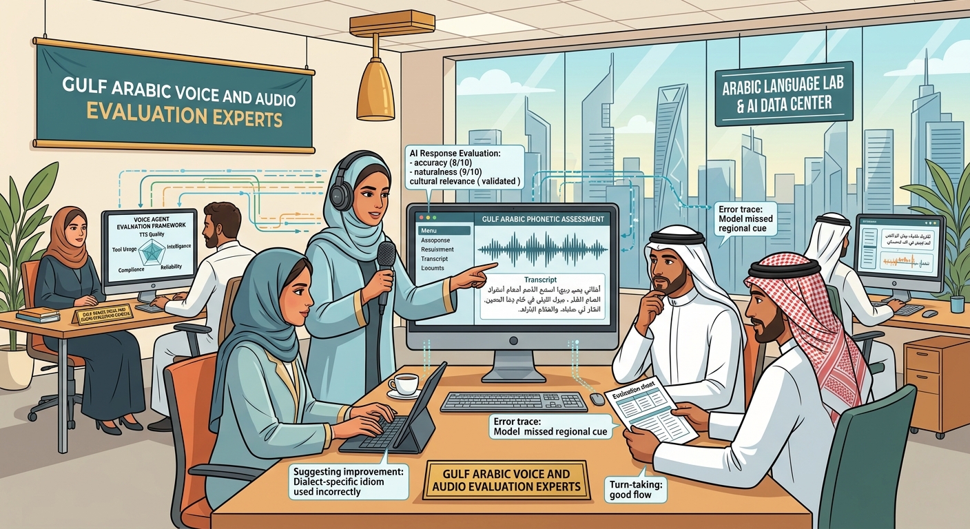 Gulf Arabic Voice and Audio Evaluation Expert