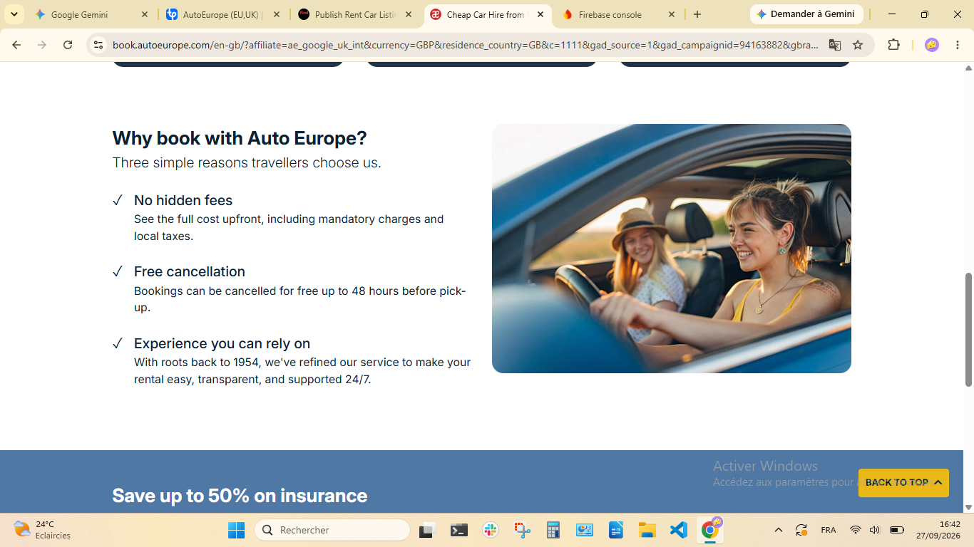Car Rental Europe and Uk 