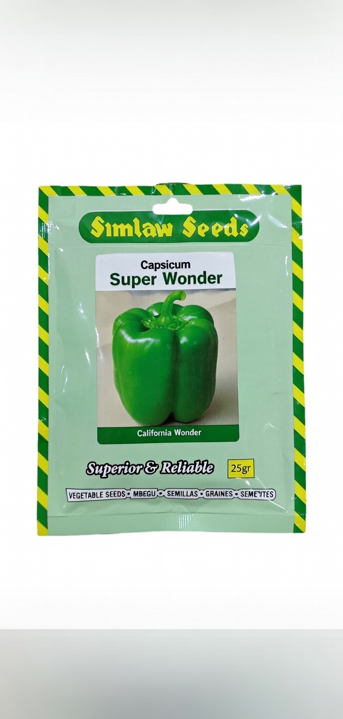 Capsicum Super Wonder 25gms- Simlaw Seeds
