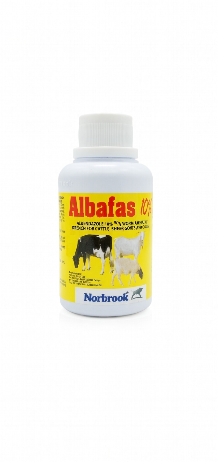 Buy ALBAFAS 10% 120ML online at Mel-Agri Animal Health