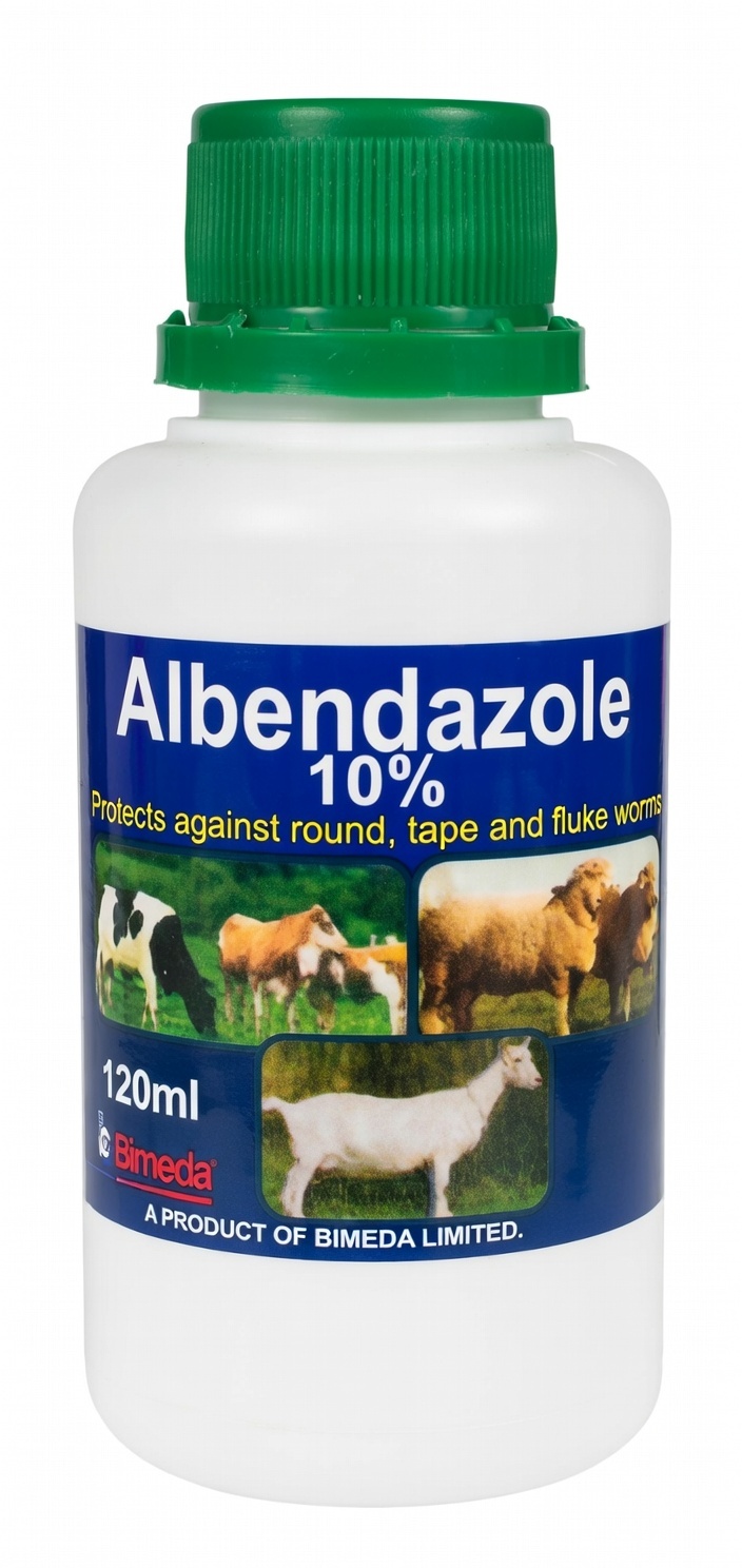 Buy ALBENDAZOLE 10% 120ML online at Mel-Agri Animal Health
