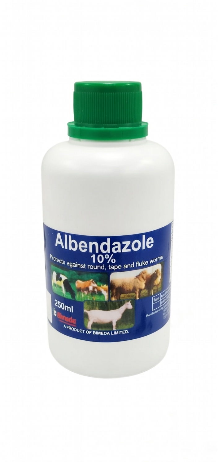 Buy ALBENDAZOLE 10% 250ML online at Mel-Agri Animal Health