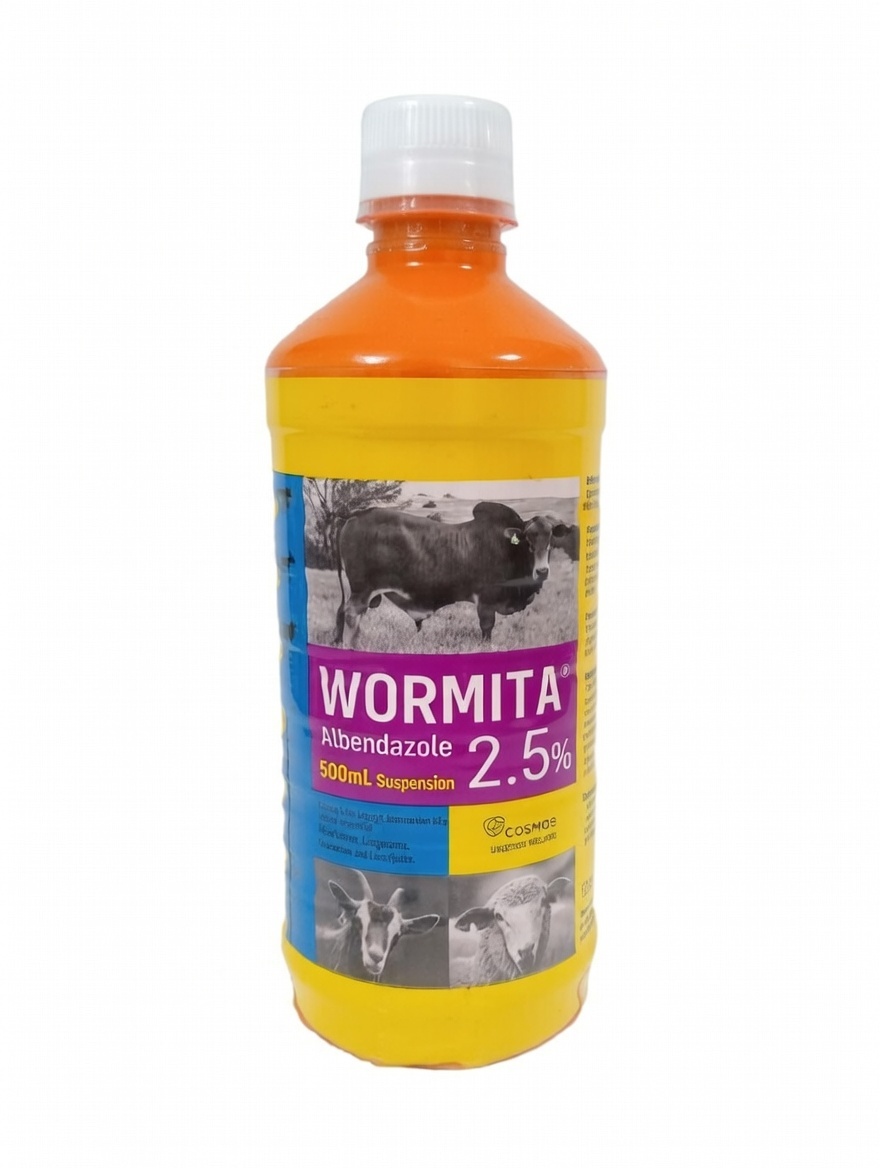 Buy Wormita Suspension 2.5% 1L online at Mel-Agri Animal Health
