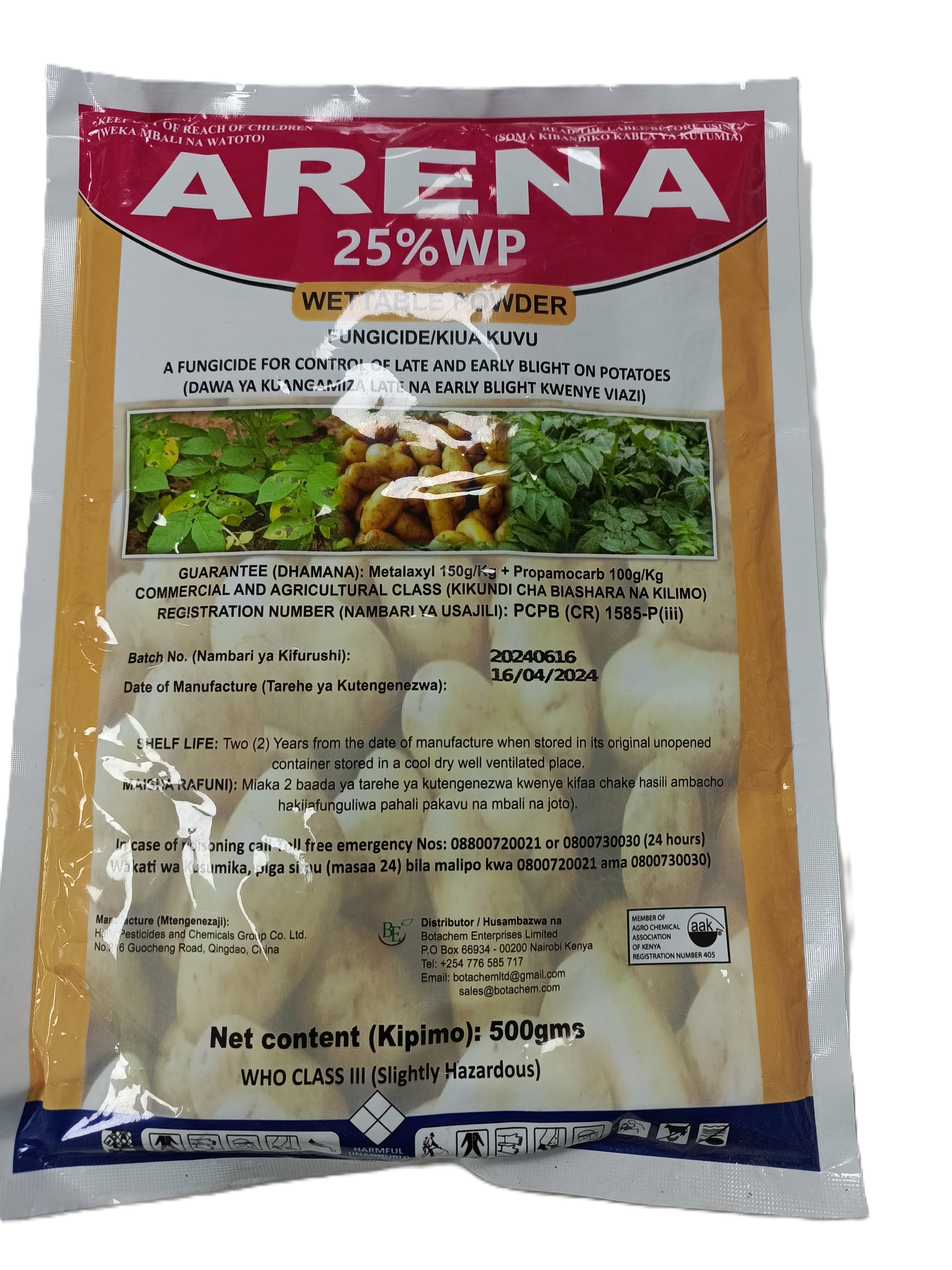 Buy Arena 25% WP online at Mel-Agri Crop Protection Products