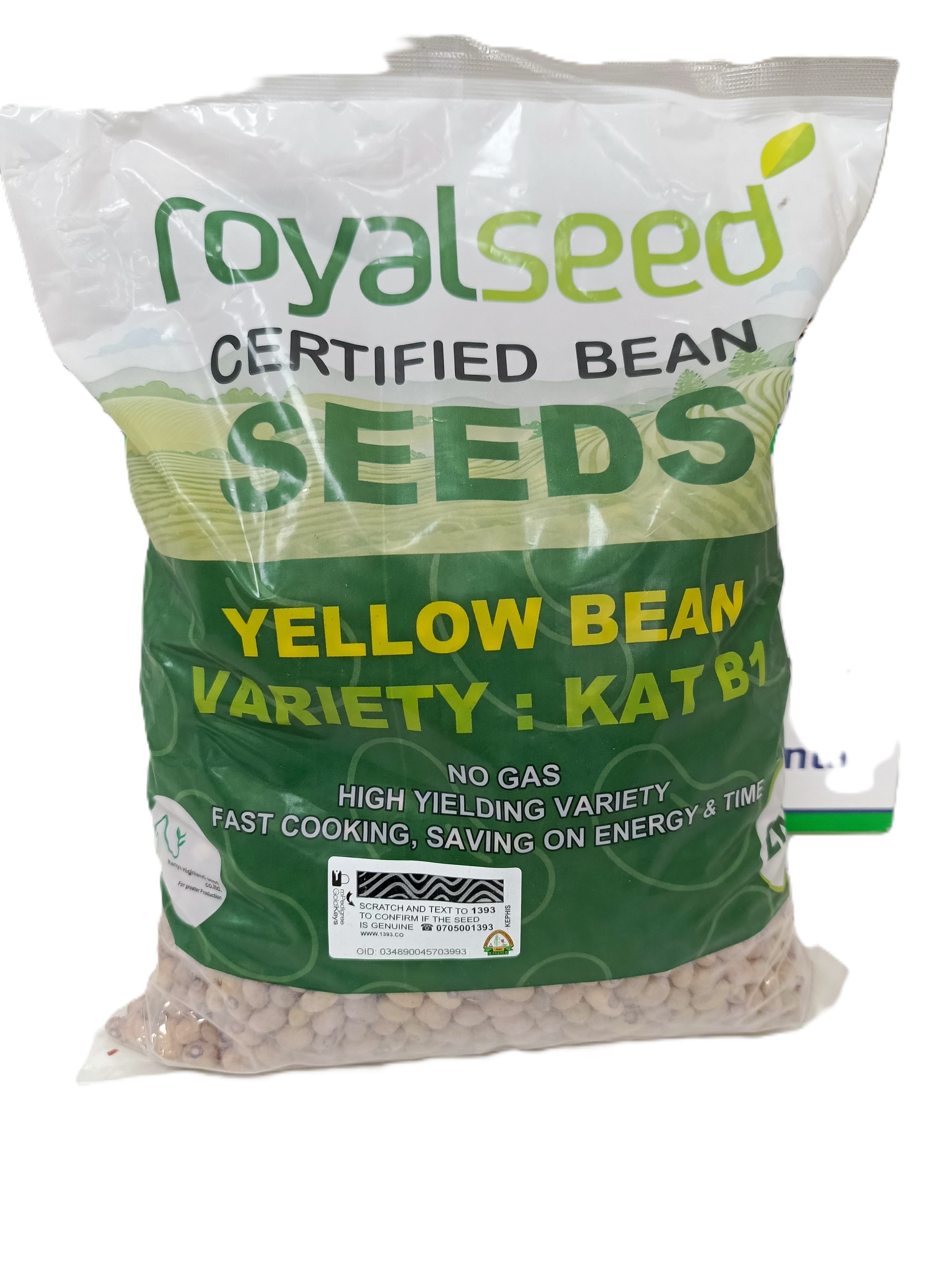KAT B1 Yellow Beans- 2kgs - Premium Seeds in Kenya | Mel-Agri