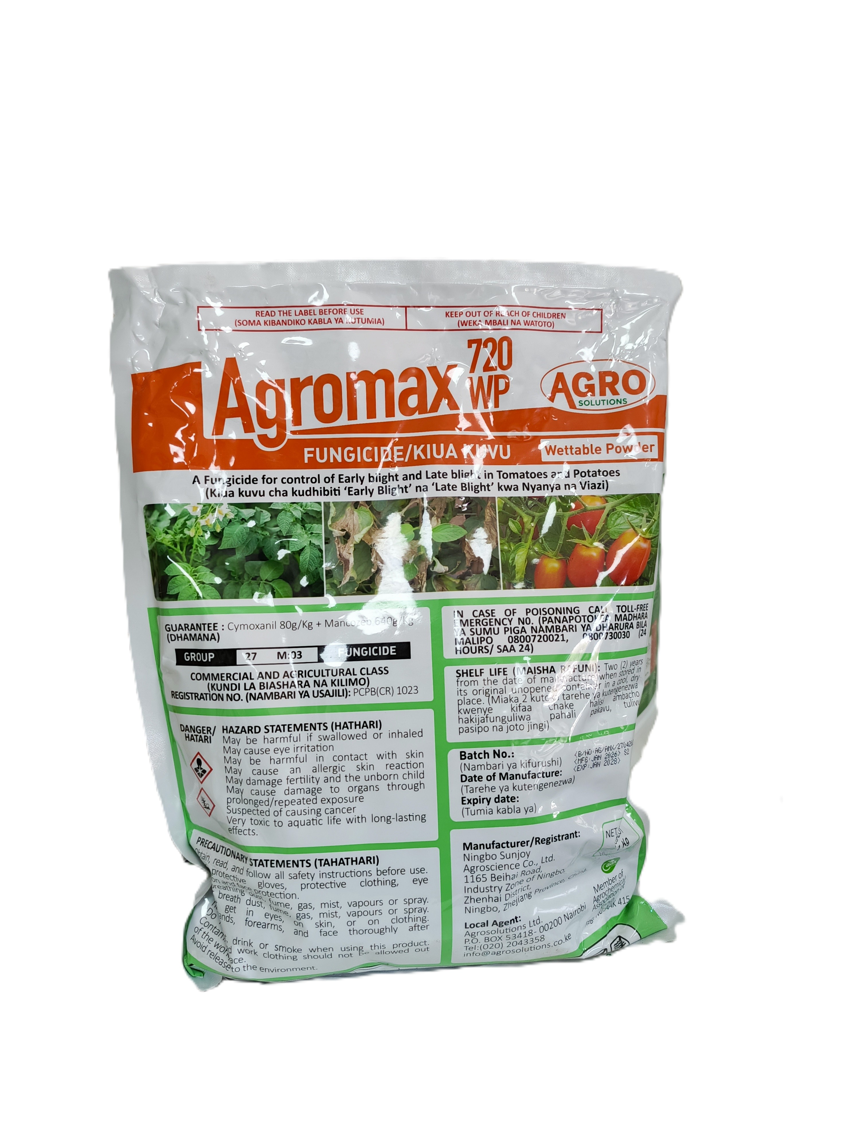 Agromax 720 WP Fungicide - Agrosolutions Limited Crop Protection Products in Kenya | Mel-Agri