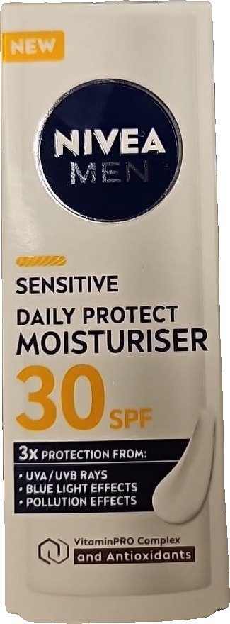 NIVEA MEN Sensitive Daily Protect Moisturiser 30