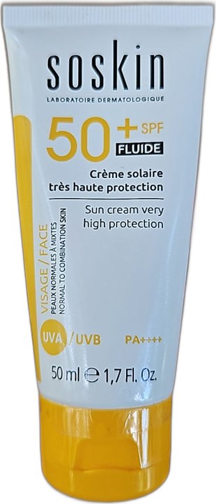 Soskin Very High Protection Fluid Sun Cream SPF50+
