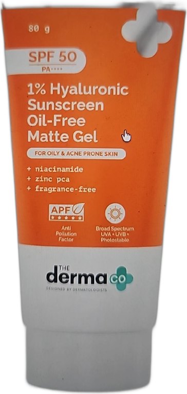 1% Hyaluronic Sunscreen Oil-Free Matte Gel