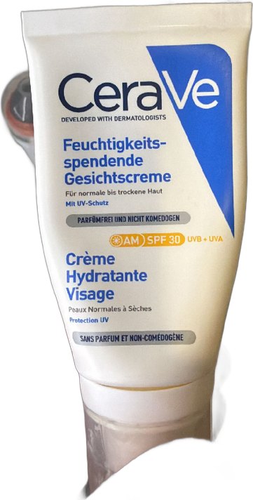 CeraVe Feuchtigkeitsspendende Gesichtscreme mit LSF 30