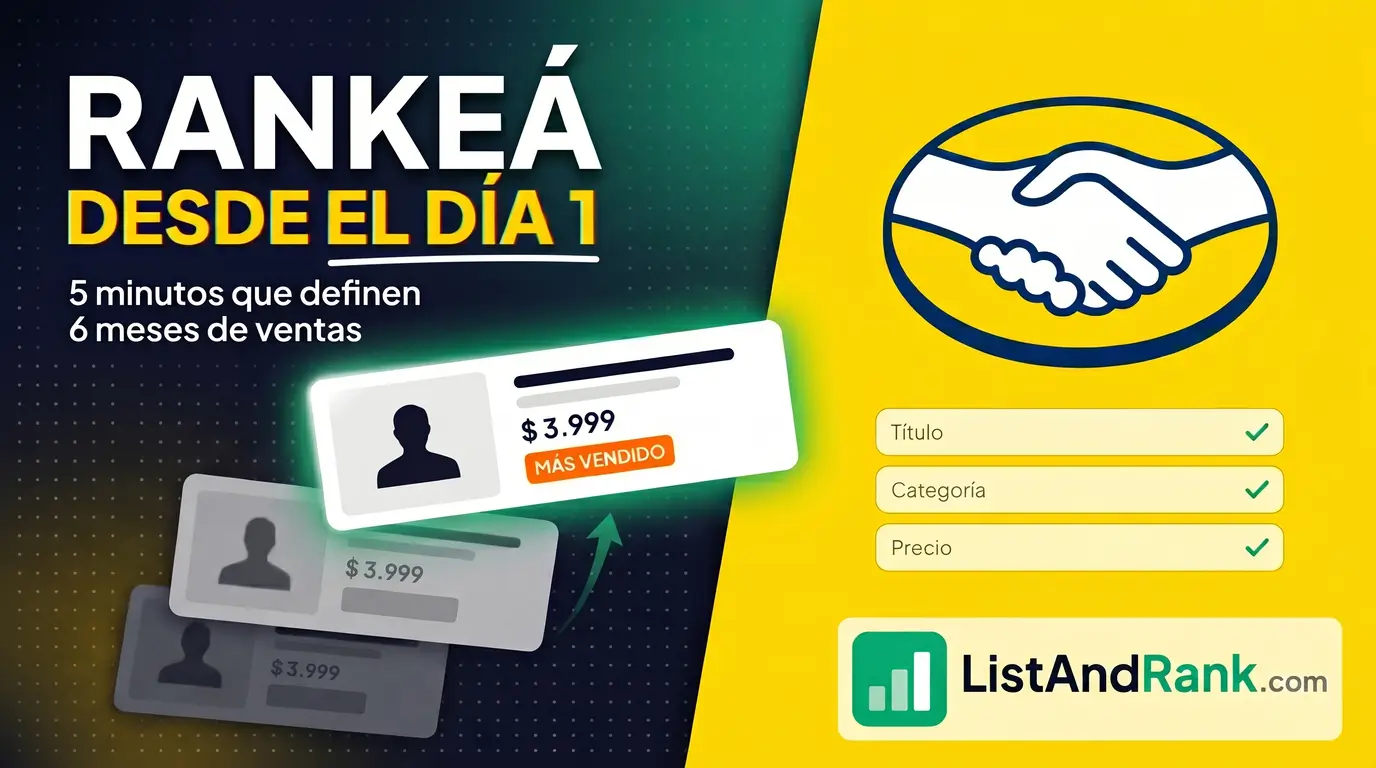 Cómo publicar en MercadoLibre y posicionar tu listing desde el primer día