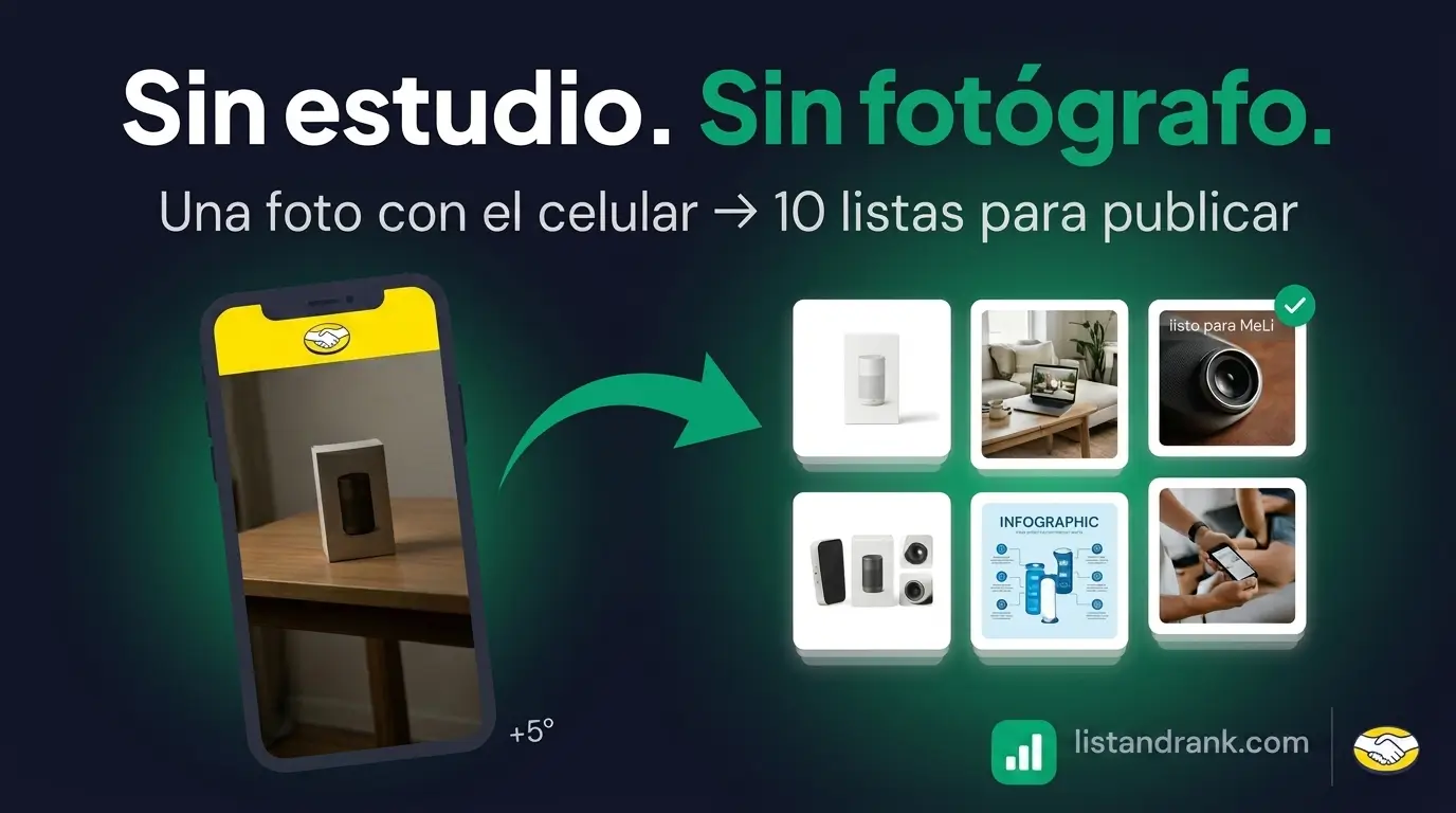 Cómo hacer fotos profesionales para MercadoLibre sin estudio