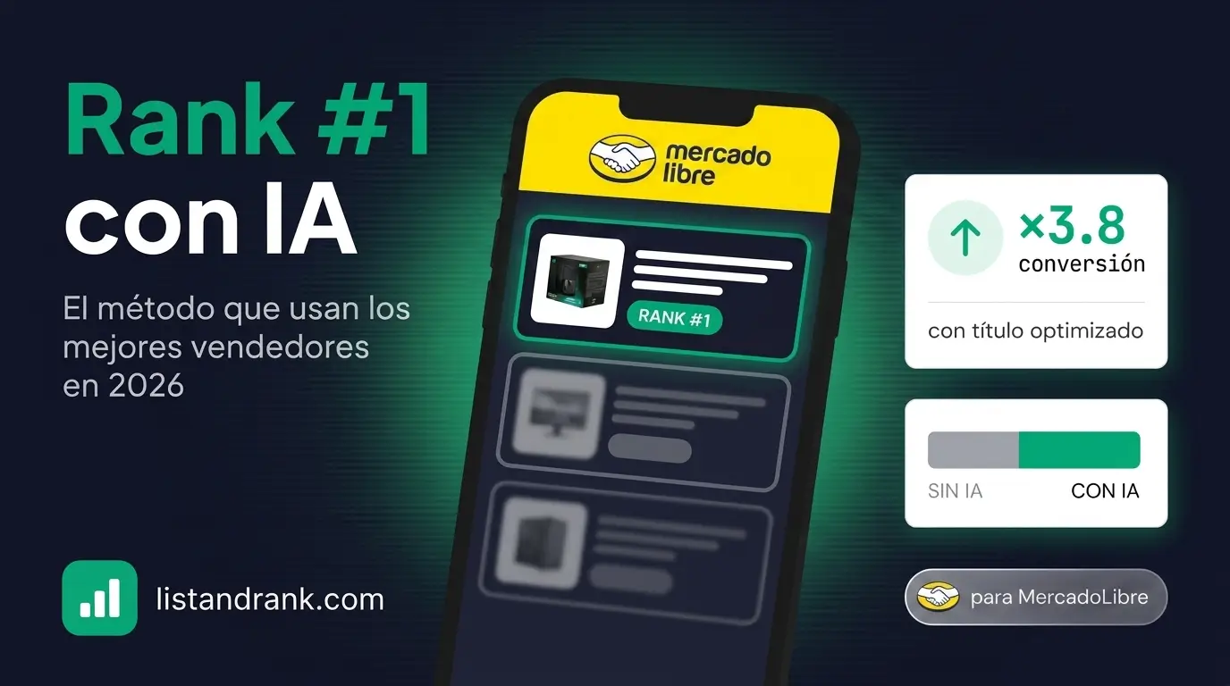 Cómo optimizar tus listings de MercadoLibre con IA en 2026