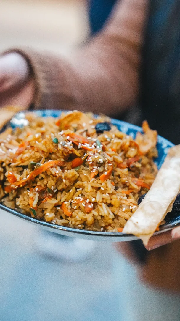 Wok arroz al curry