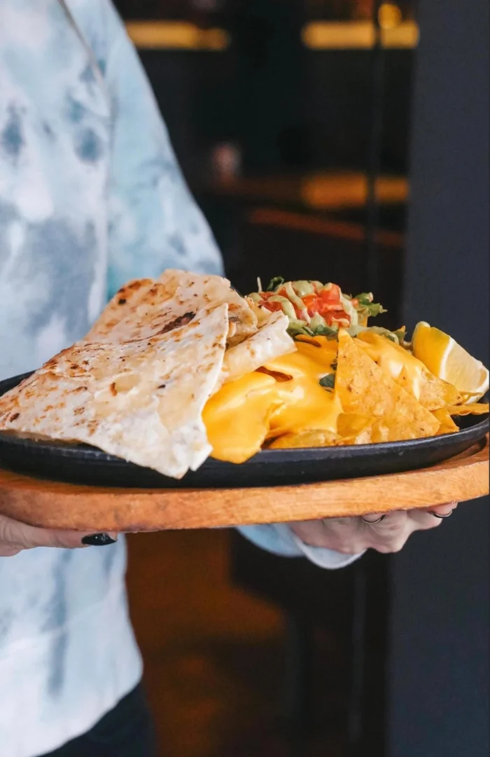 Fajitas de carne ó pollo