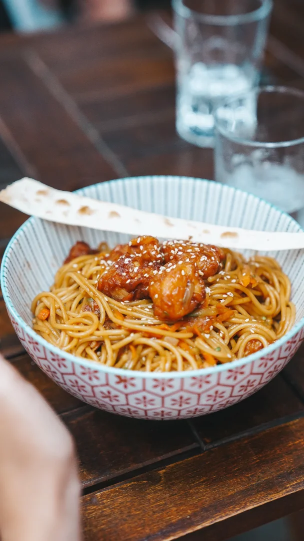Wok tallarines