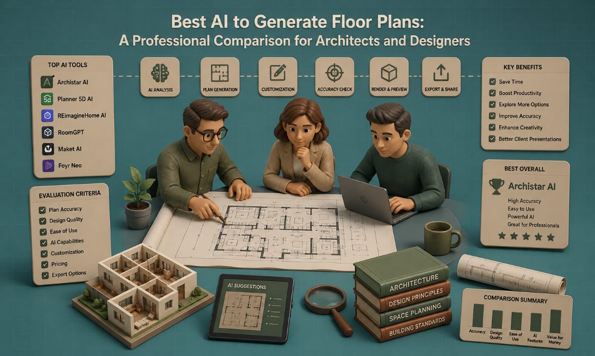 Best AI to Generate Floor Plans: A Professional Comparison for Architects and Designers