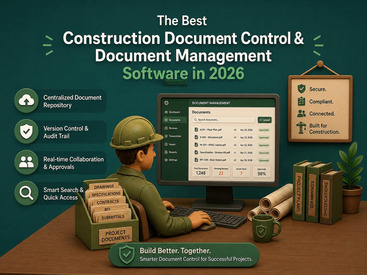 The Best Construction Document Control & Document Management Software in 2026