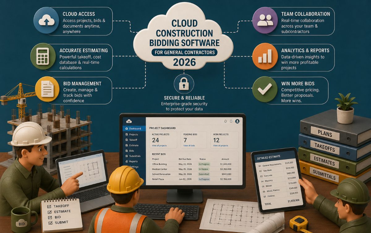 The Best Cloud Construction Bidding Software for General Contractors in 2026