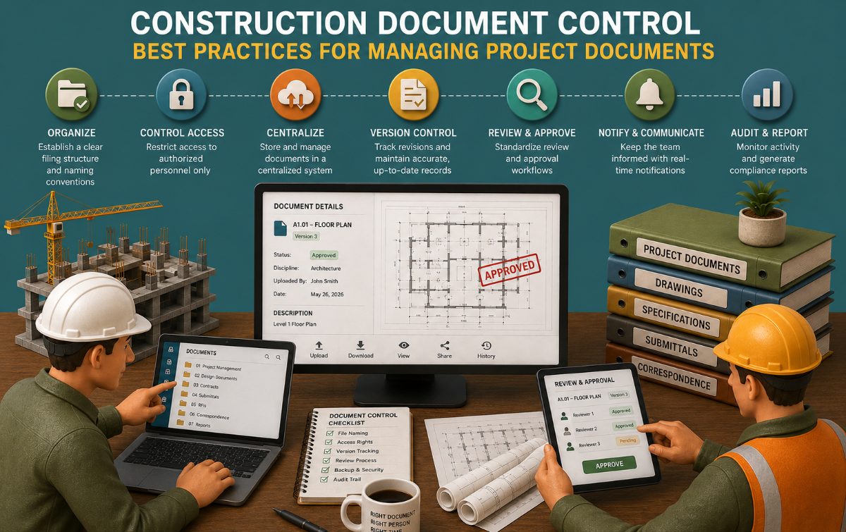Construction Document Control: Best Practices for Managing Project Documents