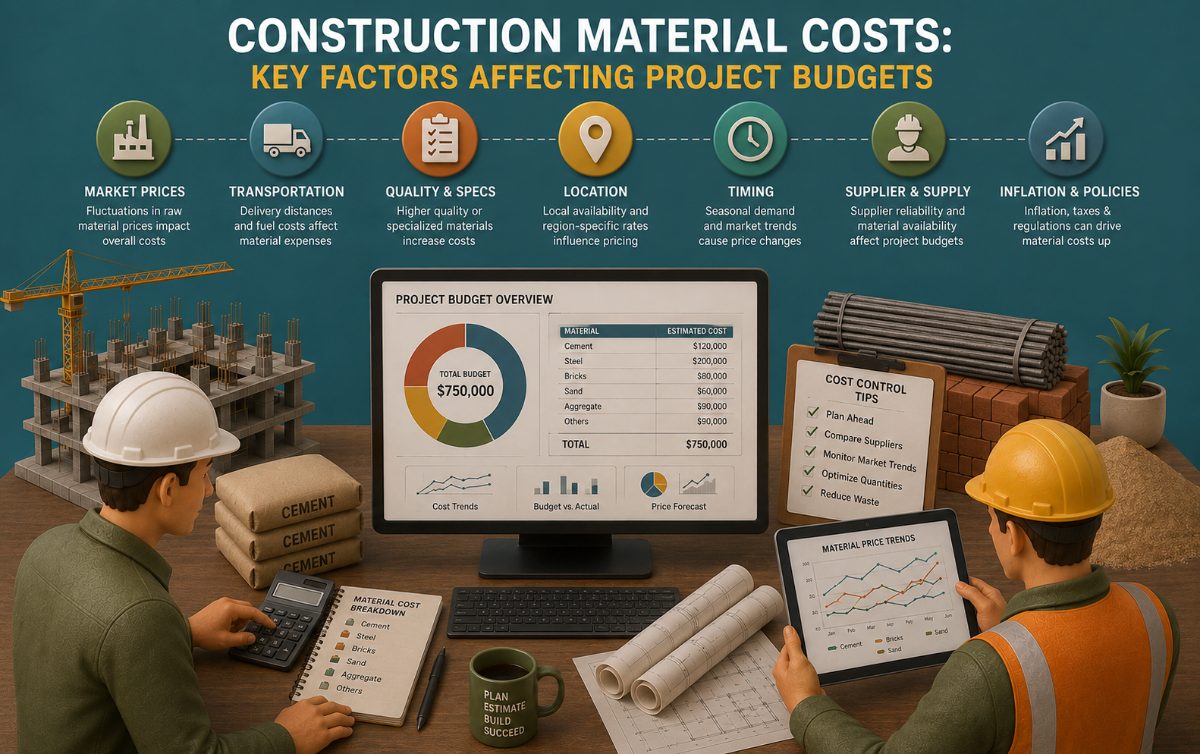 Construction Material Costs: Key Factors Affecting Project Budgets