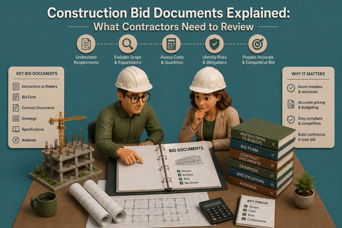 Construction Bid Documents Explained: What Contractors Need to Review