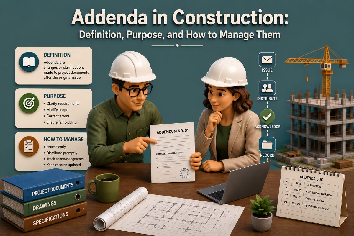 Addenda in Construction: Definition, Purpose, and How to Manage Them