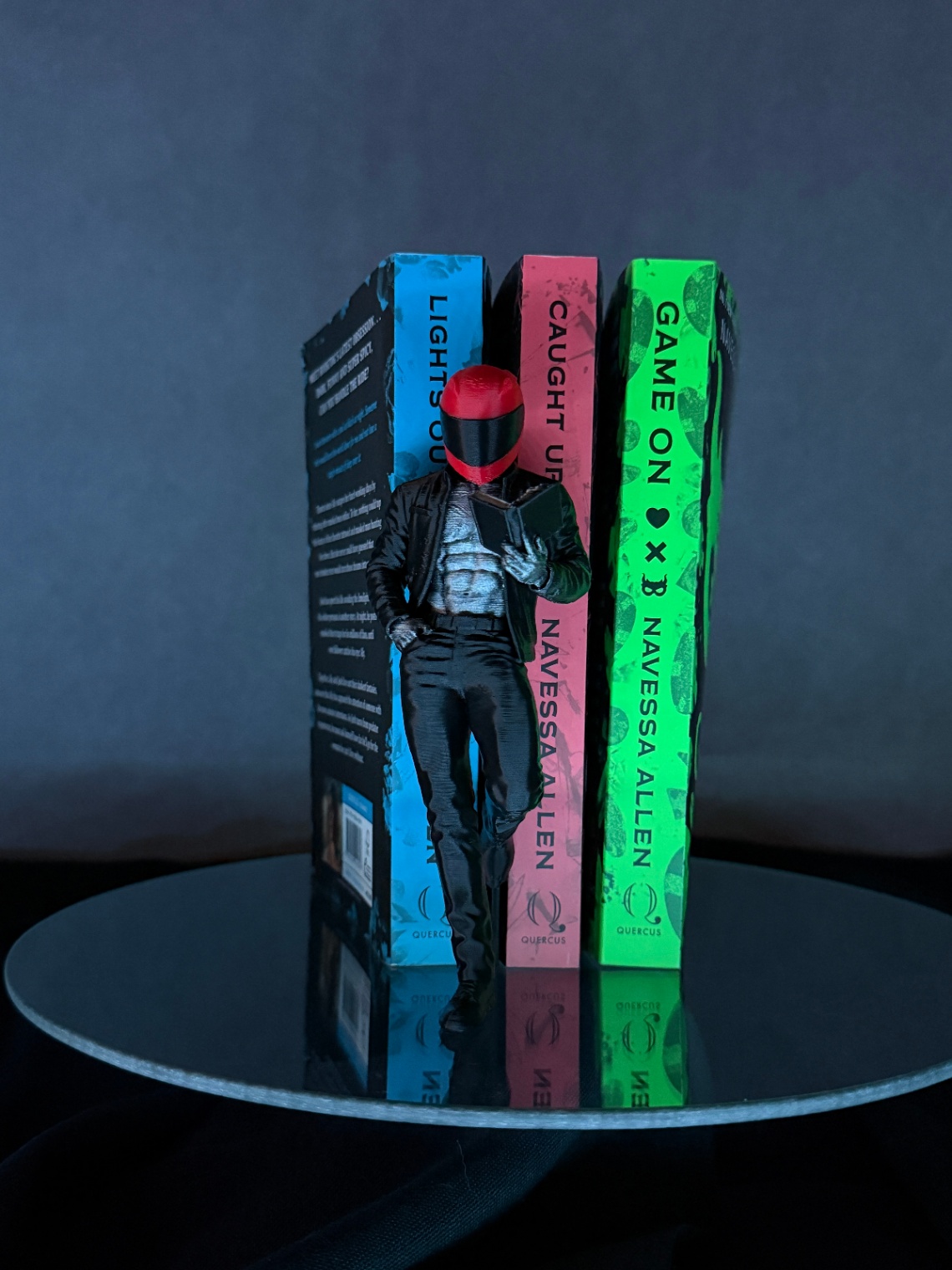 Dekoracija knygų nugarėlėms „The Biker Reader“ - 2