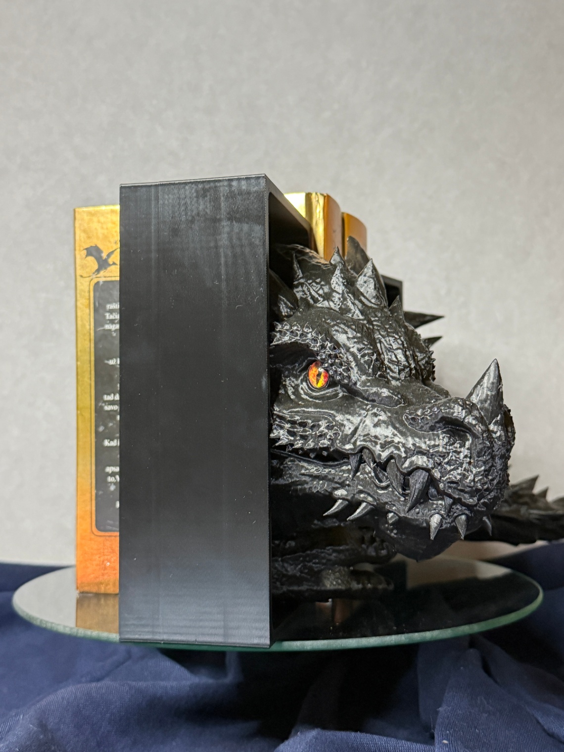 Book Nook „Dragon Emerging“ (Head and Tail) - 4