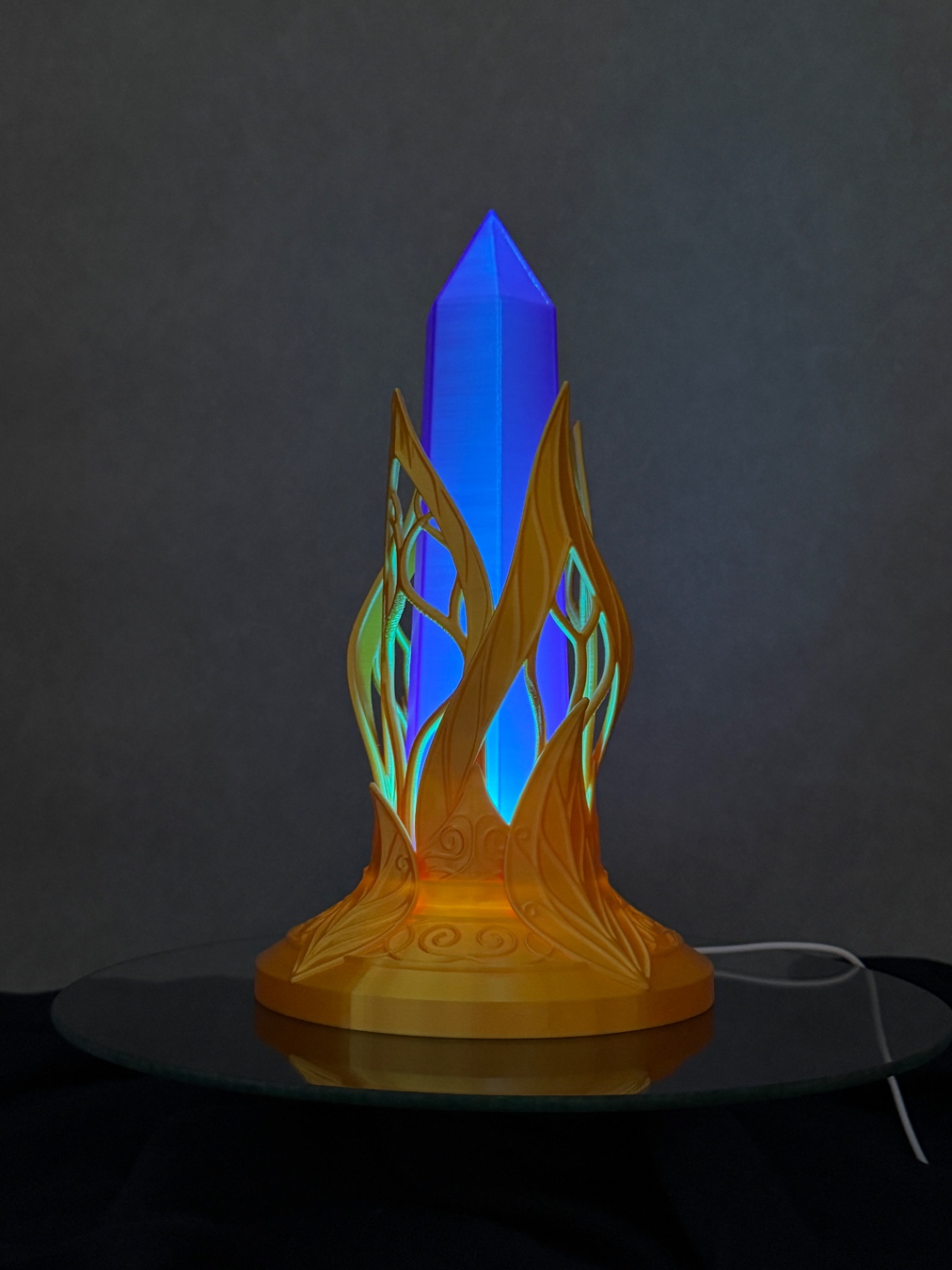 Šviestuvas „Elven Crystal Lamp“