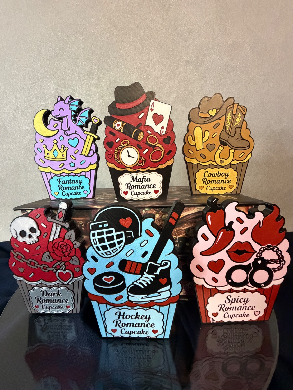 Dekoracijos „Romance Cupcakes“