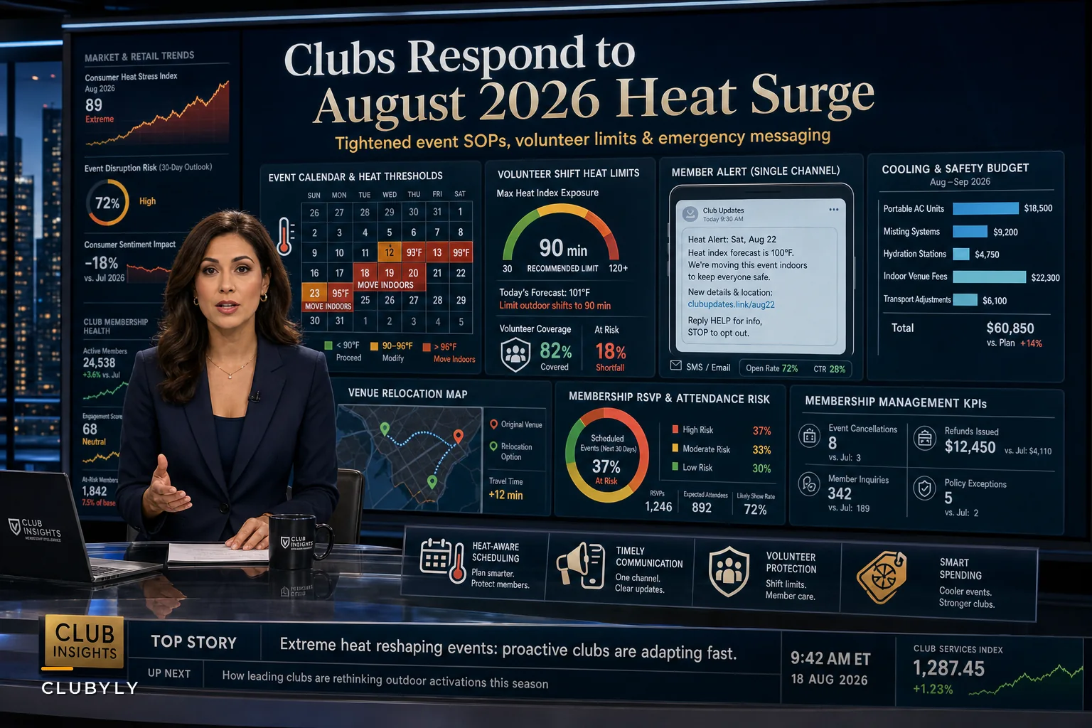 After the August 2026 Heat Surge: Practical Changes Clubs Must Make to Event Planning, Safety and Member Communications