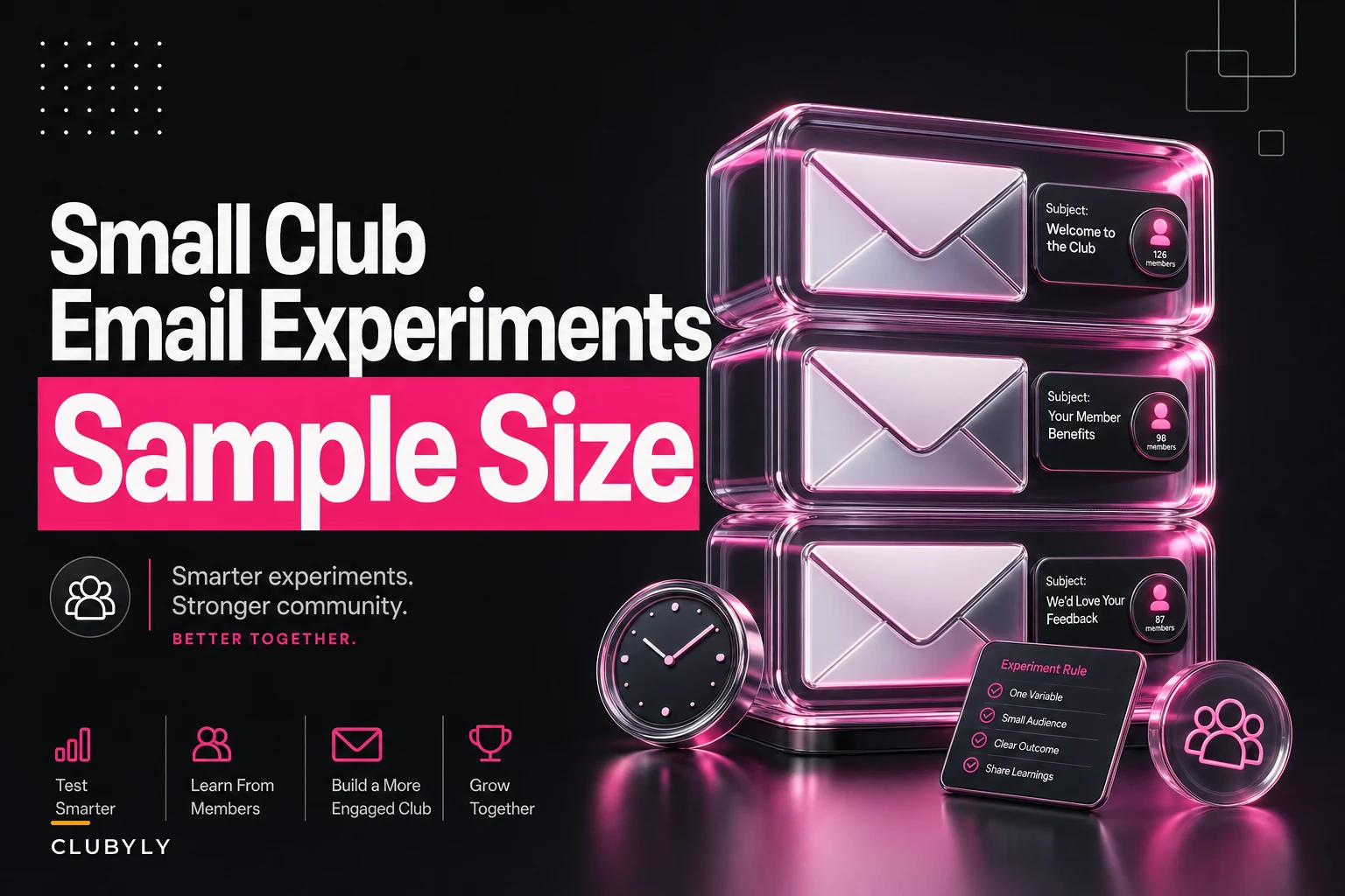 How small-club email experiments actually move the needle: sample-size rules, subject formulas and send-time recipes